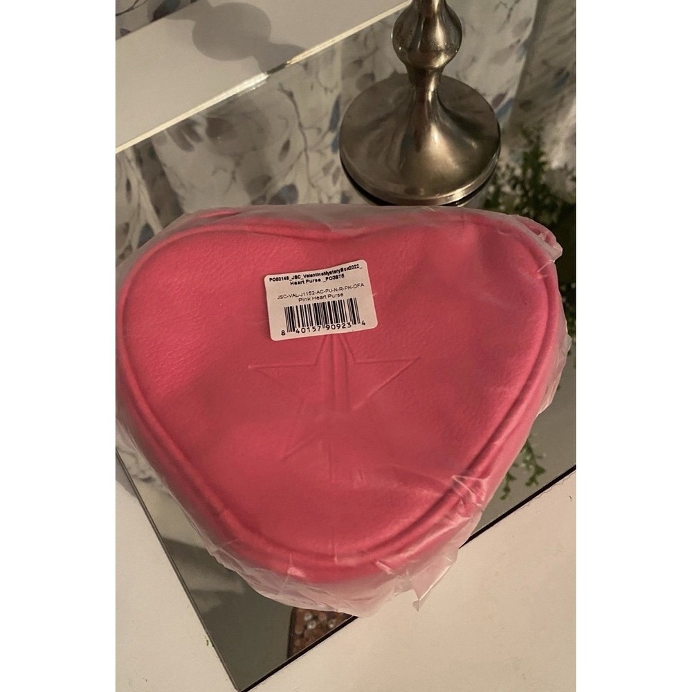 Jeffree Star Pink Heart Purse Crossbody Valentine 2022 Exclusive NEW